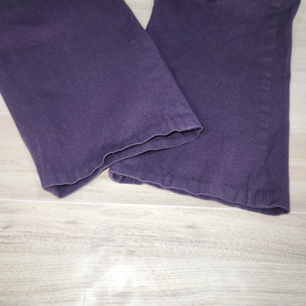 BANANA REPUBLIC Sloan Fit Women Purple(Grape) Ankle Pants Sz 14 Stretch Casual - Picture 4 of 9